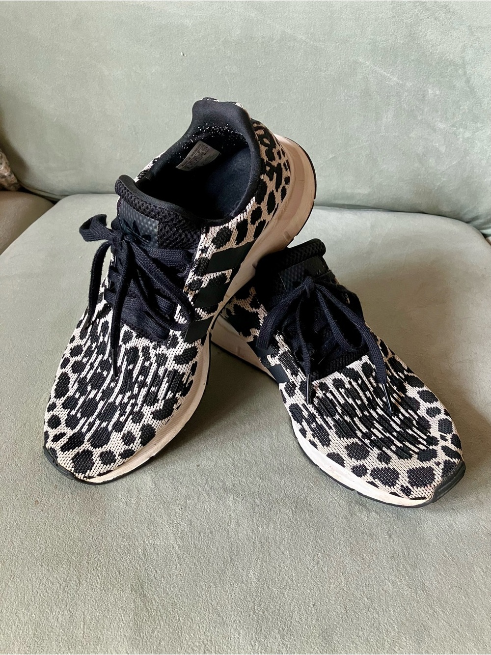 Men’s Adidas Swift
Cheetah Print Mesh Shoes